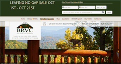 Desktop Screenshot of blueridgevacationcabins.com